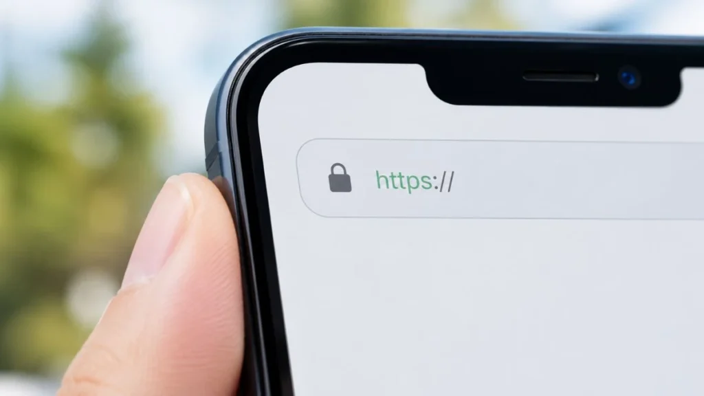 Cara mengaktifkan SSL di WordPress ditandai ikon gembok pada address bar browser